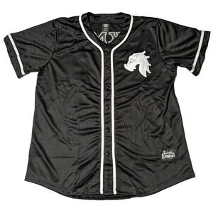 ELECTRIC FAMILY FORBIDDEN KINGDOM MUSIC FESTIVAL 2020 Men XL Black Jersey EUC